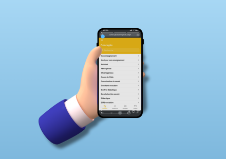 Caffa un glossaire en une appli